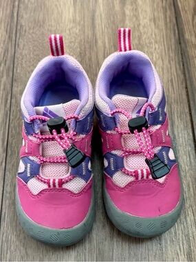 Mishansha Pink and Purple Kids Outdoor Sneakers